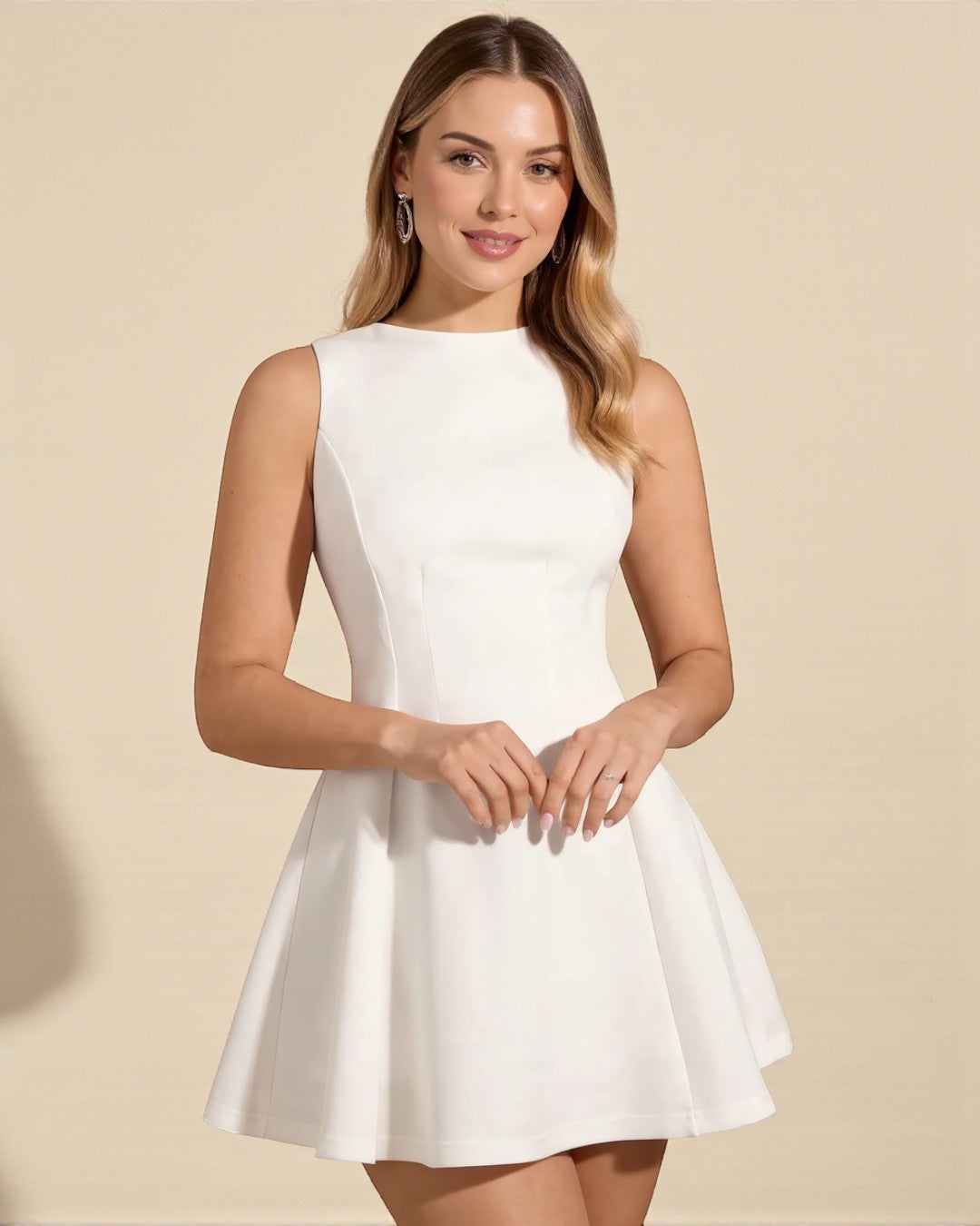 Ivy Mini Dress - White